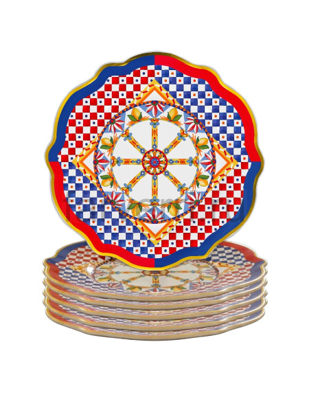 обеденные тарелки