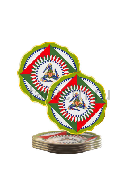 десертные тарелки