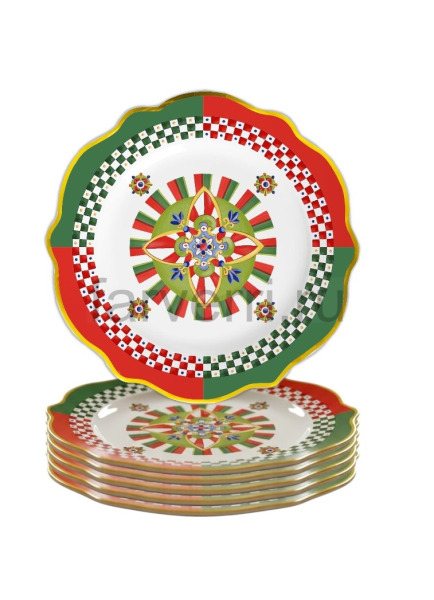 обеденные тарелки
